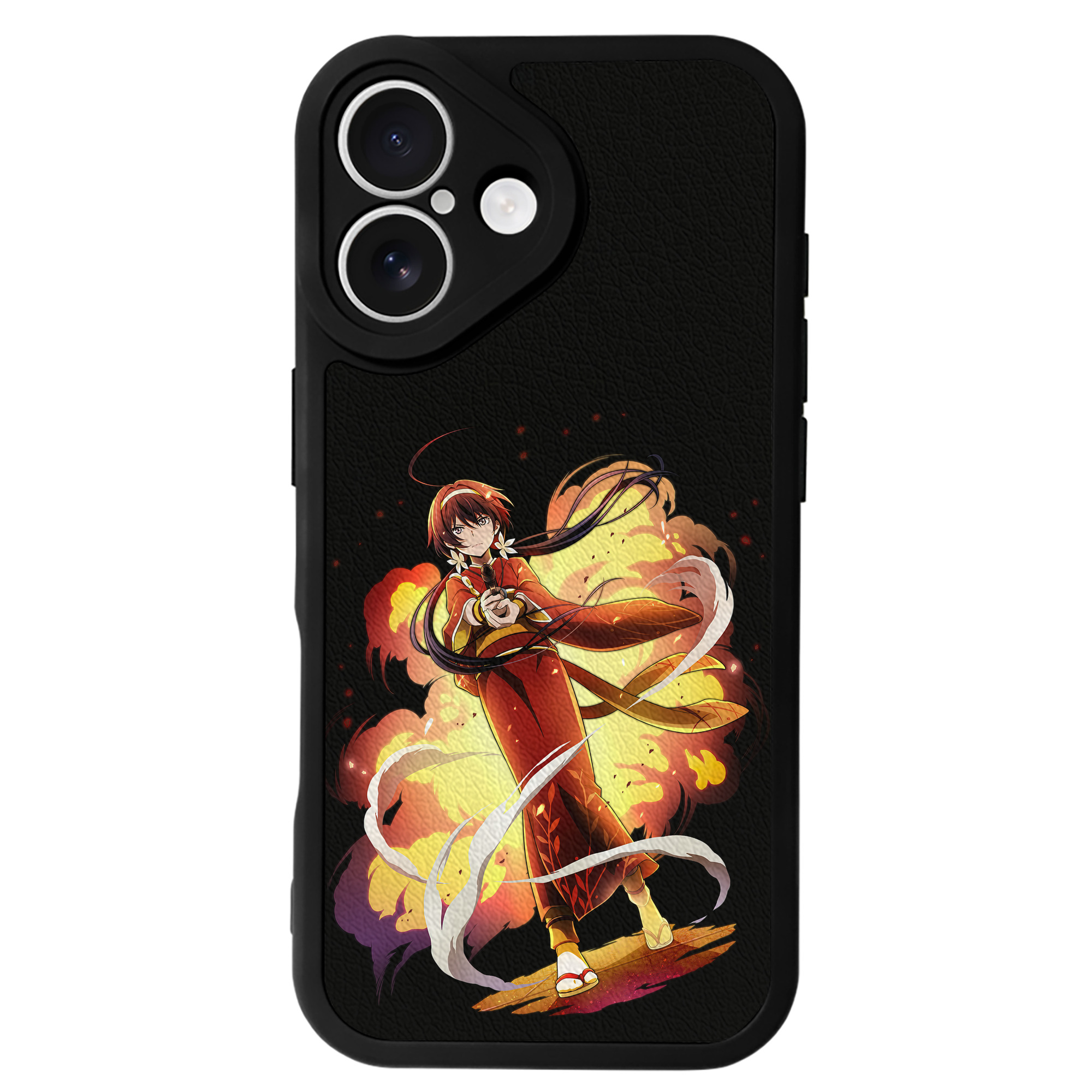 （画像用） 文豪ストレイドッグス Bungo Stray Dogs 【iPhone 16シリーズ対応】シリコンスマホケース（レザー調） 材質：シリコン